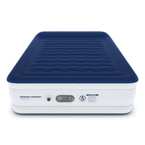 Luxury Single Air Bed – Navy/White
