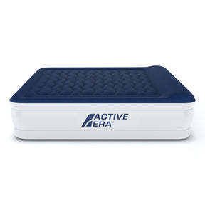 Luxury Single Air Bed – Navy/White