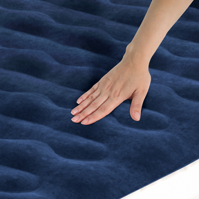 <tc>King-Size-Camping-Luftbett – Marineblau/Weiß</tc>