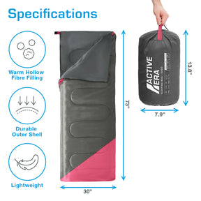 Premium warmer, leichter Umschlagschlafsack (200 g/m²) – 2 Jahreszeiten – 2 Jahreszeiten